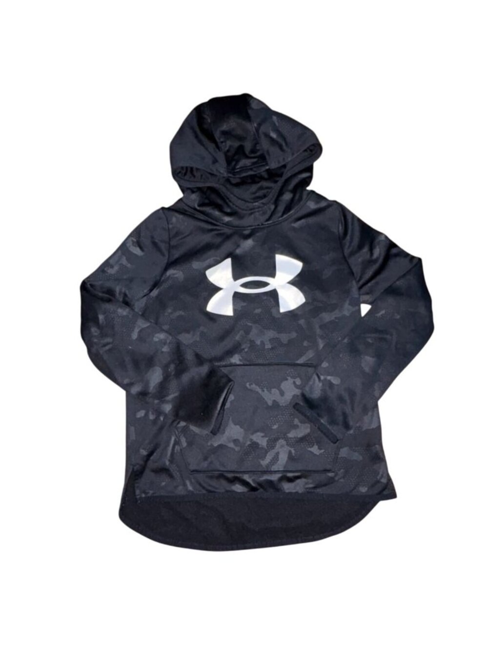 Under ArmourYouth Loose Fit Hoodie/Sweatshirt-Black-YM-GUC
